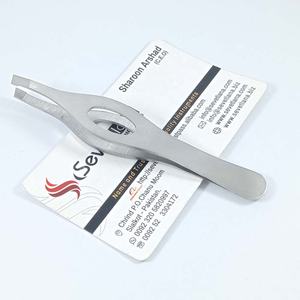 Sevetlana แหนบถอนขนคิ้วทำจากผ้าซาตินทำจากสเตนเลสสตีลสวยงามแบบอุตสาหกรรม - Product Image 4