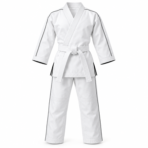Uniforme de Judo Personalizado de Poliéster/Algodón, Peso de la Tela 280g, Secado Rápido, Duradero, Precio Económico, OEM Profesional en Venta - Product Image 2