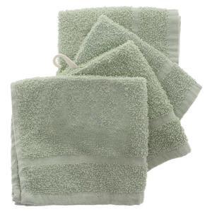 Ensemble de débarbouillettes de bain en coton tricoté ultra absorbant - Confort classique, tissage intelligent, antimicrobien et séchage rapide - Product Image 2