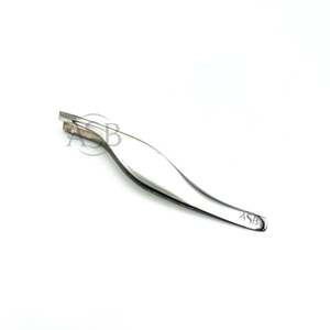 Pinza para cejas en forma de S de acero inoxidable con logotipo personalizado, pinza profesional para cejas, herramienta de belleza profesional - Product Image 4