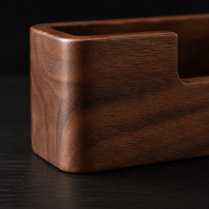 Handcrafted Wooden Business Card Holder for Desk Rooms <b>Home</b> Offices Trade Shows Office Accessory Professional <b>Gift</b> Decor - Product Image 3