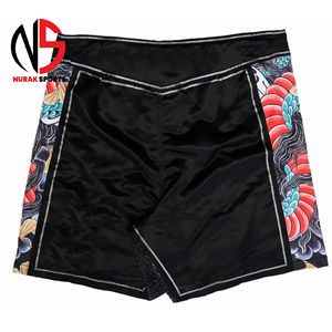 กางเกงมวยไทยคุณภาพพรีเมียมสำหรับผู้ชาย กางเกงมวย MMA สำหรับผู้ใหญ่ กางเกงมวยไทยปักโลโก้ด้านหน้า ระบายอากาศได้ดี แห้งเร็ว ปรับแต่งได้ รุ่นปี 2026 - Product Image 3