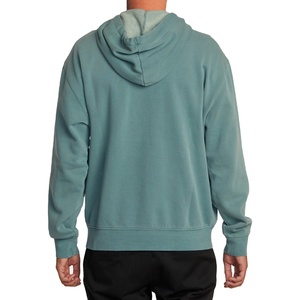 Sweat à capuche thermique 100 % coton pour homme, grande taille, couleur unie, hiver, épaules tombantes, anti-rétrécissement, en polaire - Product Image 5
