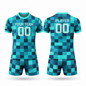 Ensembles personnalisés pour hommes adultes, 100% polyester, séchage rapide, anti-UV, écologiques, respirants, maillot de club scolaire - Product Image 4