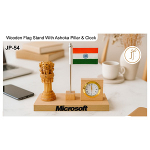 Porte-stylo en bois personnalisé avec impression pour cadeaux d'entreprise, Nouvel An chinois et Thanksgiving - Product Image 1