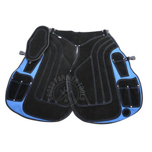 Tablier de fermeur professionnel avec longues jambières, 6 poches pour couteaux, ceinture facile, boucle en acier inoxydable, ouverture rapide, porte-clous magnétique - Product Image 1