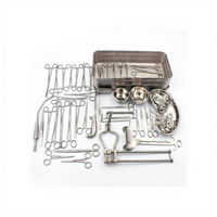 Ensemble d'instruments chirurgicaux pour césarienne 59 pièces – Kit de césarienne obstétrique/gynécologique avec boîte de stérilisation