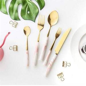 Strong And Durable Metal Cutlery <b>Set</b> Designed For Frequent Use In Home Kitchen And Food Service Industry - Product Image 2
