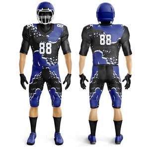 Uniforme de Fútbol Americano Sublimado, Nuevo, a la Moda, de Color Sólido, Económico, Personalizado para Equipos Juveniles, con Estampado y Compresión - Product Image 1