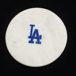 Premium Marble Stone, <b>Coasters</b> with Intricate Wood Inlay <b>White</b> Timeless Artistry & Design Mats & Pads - Product Image 5