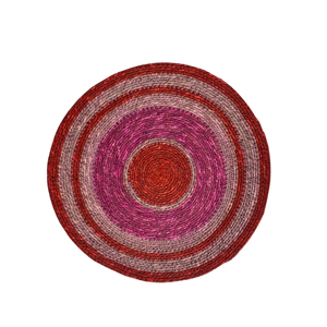 Wide Diameter Seagrass Placemats <b>Round</b> Handcrafted <b>Table</b> <b>Mats</b> Natural Straw Charger Plates for Formal Events - Product Image 2