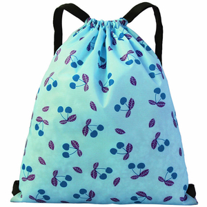 Sac à cordon portable de luxe personnalisé en polyester pour la gym, le sport, le football - Sangle réglable, sac de voyage multifonctionnel - Product Image 3