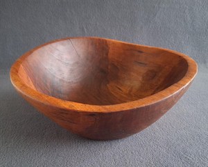Ensaladera Grande de Madera Pulida Hecha a Mano, Ecológica, Diseño Tradicional, Apta para Lavavajillas, Ligera, para Catering y Uso Comercial - Product Image 2