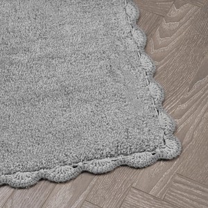 Juego de Alfombras de Baño de Chenilla y Algodón, 2 Piezas, Rectangulares, Color Gris Sólido, con Base Antideslizante, Estilo Moderno, para Hotel y Hogar - Product Image 6