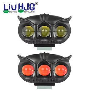 Luces Antiniebla LED Cuadradas Mini de 2 Pulgadas Liu Front Plastic Amarillas para Motocicleta y Automóvil - Product Image 1