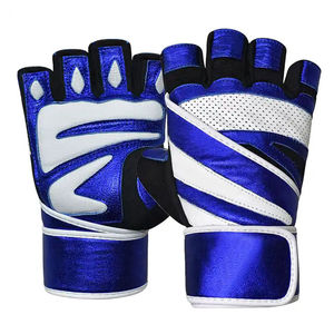 Unisex High Quality Leather & Silicone Sport <b>Gloves</b> for Fitness Exercise Workout <b>Weight</b> Lifting Training in Gym - Product Image 5
