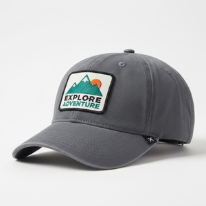 Gorra de Béisbol con Parche Bordado Personalizado, Deportiva, Ajustable, para Actividades al Aire Libre, de Algodón de Alta Calidad, con Parche con Logotipo - Product Image 1