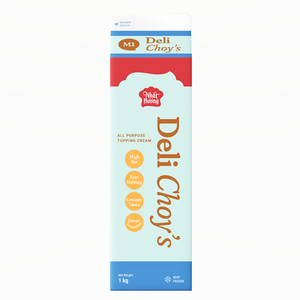 Crème non laitière en gros très demandée pour la pâtisserie, utilisant la crème de cuisson et fouettée HALAL Deli Choy's 1KG, service OEM/ODM - Product Image 1