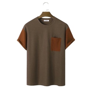 Exclusive T-shirt Casual <b>Tshirt</b> With Pocket Front Top Best Selling 100% Cotton Custom <b>Tshirts</b> Made In India Fashionable T-shirts - Product Image 1