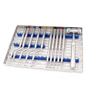 Kit d'osteotomes convexes, instruments chirurgicaux dentaires pour la chirurgie buccale, les implants et les interventions osseuses, usage hospitalier et clinique. - Product Image 6