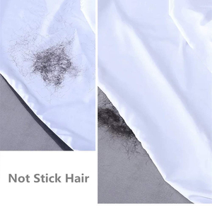 Capa de Corte de Pelo Impermeable Morada Moderna con Logotipo Personalizado, Capas de Barbero Personalizadas al por Mayor para Salón de Belleza - Product Image 4