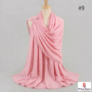 Soft Touch Neckwear Fabric Cotton Viscose Polyester Lightweight Woven <b>Scarf</b> Textile Fashion Accessory OEM ODM Private Label Supp - Product Image 5