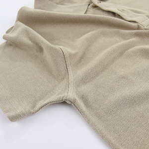 Nouveaux polos décontractés pour garçons, été-automne, col rond, double boutonnage, manches courtes, respirants, en toile, coupe classique, polyester - Product Image 6