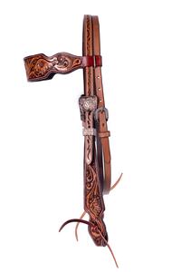 Cabecera occidental de cuero de calidad más vendida con diseño de caballo Rein, riendas occidentales pintadas a mano, productos para caballos - Product Image 3