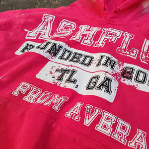 Ensemble de survêtement 2 pièces personnalisé pour femme, comprenant un sweat à capuche court zippé effet usé et un pantalon évasé à effet empilé, modèle vierge, pour fabricants - Product Image 6