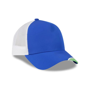 <b>Men</b> Two Tone <b>Trucker</b> <b>Cap</b> Mesh Back Adjustable Baseball Hat Contrast Brim Custom Logo Breathable Summer Outdoor Snapback - Product Image 2