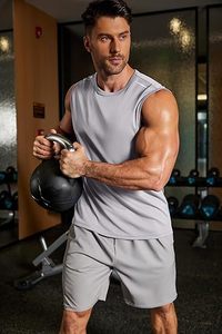Débardeur de sport pour homme à séchage rapide, anti-transpiration, pour la gym et l'entraînement - Product Image 4