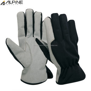 OEM venta al por mayor de guantes de conducción de cuero de oveja logotipo personalizado y color para adultos Forro de algodón equipo de seguridad con personalización de color de logotipo - Product Image 4