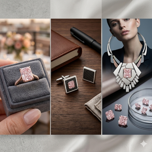 เพชรทรงสี่เหลี่ยมผืนผ้า CVD คุณภาพพรีเมียม สีสันสดใส รุ่น ADK355 จาก Jk Creation ได้รับการรับรองจาก IGI ผลงานชิ้นเอกแห่งความหรูหราที่เป็นมิตรต่อสิ่งแวดล้อม - Product Image 5