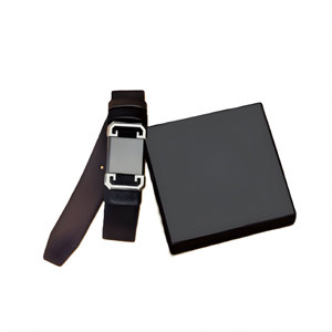 Cinturón plateado con cierre automático, calidad premium, hebilla ajustable y resistente, cinturón elegante y duradero para uso diario y de oficina, cinturones para hombre - Product Image 4