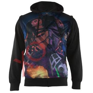 Sweat à capuche de haute qualité avec logo personnalisé, sublimation, imperméable, coupe-vent, écologique, en polaire 380g, mélange polyester/coton, pull d'hiver - Product Image 1