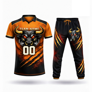 Light Weight Sports Wear for Adults Latest Design 100% Polyester Jersey and Pant Set Anti-Bacterial Winter Customizable - Product Image 4