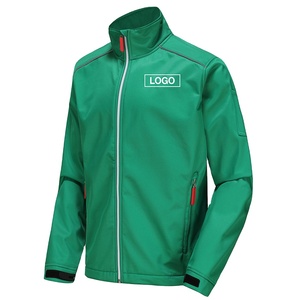 2025 Custom Logo Men's Outdoor Soft Shell <b>Work</b> Wear Waterproof Polar <b>Fleece</b> Softshell Jacket - Product Image 2