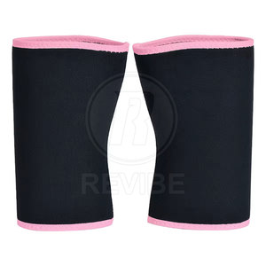 Advanced Breathable Flexible Support Nylon/Polyester Unisex <b>Knee</b> Sleeves for Strength Training and Fitness - Product Image 3