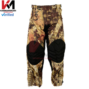 Pantalones deportivos de paintball al por mayor, corte ajustado con bolsillos dobles integrados para limpiador de pistolas, logotipo personalizado, precio de equipo - Product Image 3