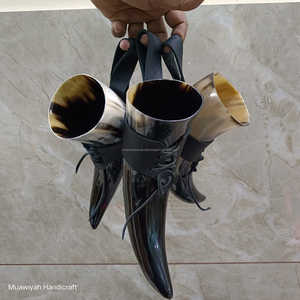 Jarra de Cuerno Natural para Pub y Bar, Colección OX DRINKING HORN, Arte Rústico Coleccionable, Portátil, a un Precio Competitivo - Product Image 3
