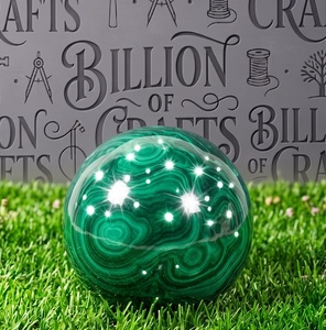 Boules décoratives en résine colorées, ornements ronds pour la décoration intérieure, accessoires de moulage artistique - Product Image 3
