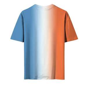 Ensemble décontracté deux pièces pour homme, 100 % coton, haute qualité, mode estivale, avec logo personnalisé, tie-dye, coupe oversize, sportswear, chemise et short - Product Image 3