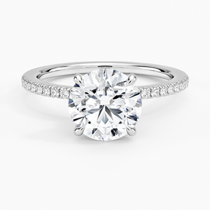 BOJ <b>Ring</b> 041 Round Cut 925 <b>Silver</b> Demi Half Coverage Diamond <b>Ring</b> 2ct D Color VVS1 Moissanite GRA Certified Low Price <b>Ring</b> - Product Image 1