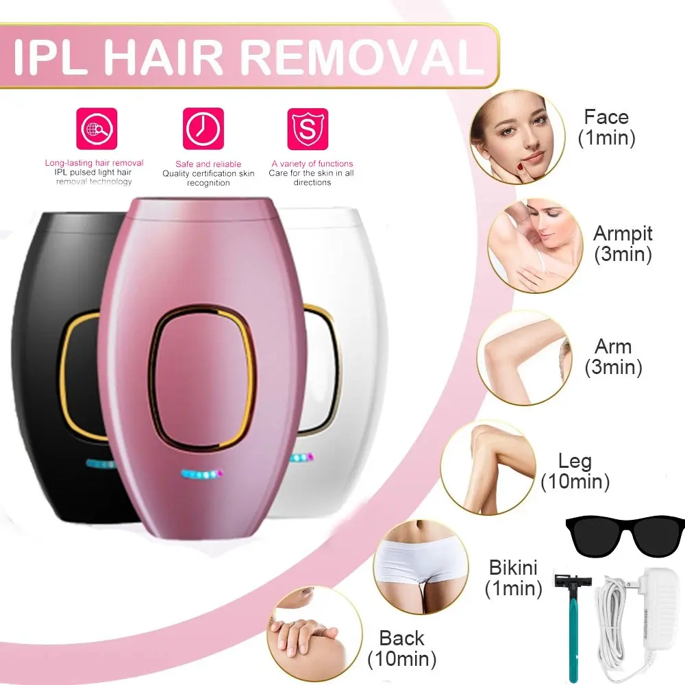 999999 Flashes Laser Epilator Painless Hair Remover Home Use Mini Ipl Laser Hair Removal Portable Device