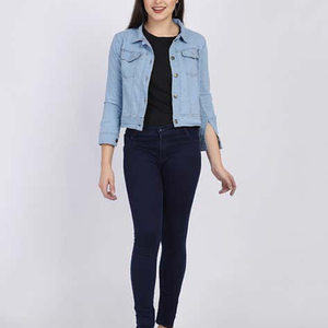 Chaqueta Acolchada de Algodón para Mujer con Logotipo Bordado Personalizado, Transpirable y Ecológica, Cierre de un Solo Botón - Product Image 6