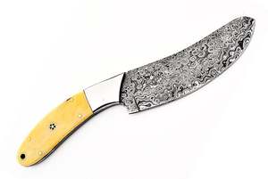 Couteau de chef professionnel pour cuisine – Lame damassée à motifs – Emballage personnalisé – Remise sur commande en gros - Product Image 2