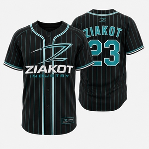 Camiseta de béisbol personalizada de alta calidad al por mayor, en azul marino, rojo y blanco, de fabricante pakistaní. - Product Image 2