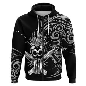 Sweat à capuche polynésien personnalisé avec design sublimé sur toute la surface, motif personnalisé, sweat à capuche sportif hawaïen, sweat à capuche insulaire du Pacifique - Product Image 5