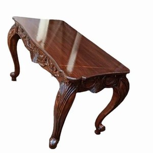 Handcrafted Teak Wood <b>Console</b> <b>Table</b> Carved Border Design Eco-friendly Traditional Decorative Wholesale Aqudus Saleem ST-TEL13 - Product Image 3