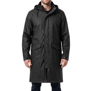 Lightweight Peach Pastel PU Coated Breathable Fashion Forward Water-Resistant Female Style Protective Rain Coats - Product Image 3